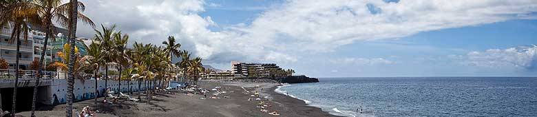 La plage de Puerto Naos - excellent pour nager et se reposer