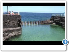 La Palma plages: Charco Azul